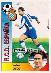 Sticker Velko Nikolaev Iotov - Liga Spagnola 1994-1995 - Panini