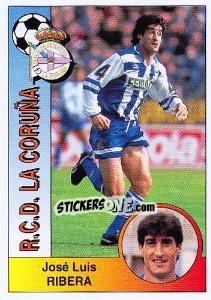 Sticker José Luis Ribera Uranga - Liga Spagnola 1994-1995 n. 151 - Panini