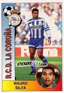 Figurina Mauro Da Silva Gomes - Liga Spagnola 1994-1995 n. 154 - Panini