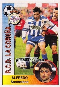 Cromo Alfredo Santaelena Aguado - Liga Spagnola 1994-1995 - Panini