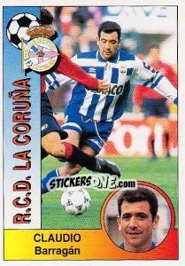 Figurina Claudio Barragán Escobar - Liga Spagnola 1994-1995 - Panini
