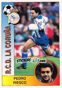 Sticker Pedro Riesco Herrera - Liga Spagnola 1994-1995 n. 159 - Panini
