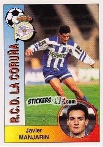 Figurina Javier Manjarín Pereda - Liga Spagnola 1994-1995 - Panini