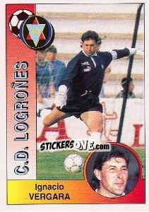Figurina Iñaki Vergara Iríbar - Liga Spagnola 1994-1995 - Panini