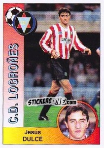 Sticker Jesús Dulce Prado - Liga Spagnola 1994-1995 n. 165 - Panini