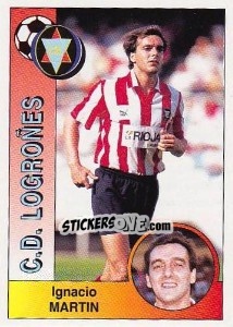 Cromo Ignacio Martín Solanas - Liga Spagnola 1994-1995 - Panini