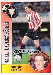 Cromo Iñaki Eraña Cassi - Liga Spagnola 1994-1995 - Panini