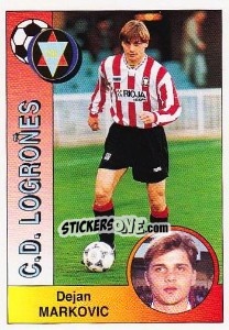 Sticker Dejan Markovic - Liga Spagnola 1994-1995 n. 175 - Panini