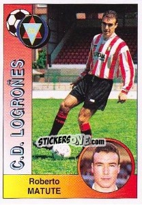 Sticker Roberto Matute Puras - Liga Spagnola 1994-1995 - Panini