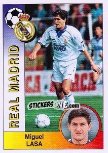 Figurina Mikel Lasa Goikoetxea - Liga Spagnola 1994-1995 n. 187 - Panini