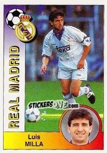 Sticker Luis Milla Aspas - Liga Spagnola 1994-1995 - Panini