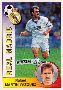 Sticker Rafael Martín Vázquez - Liga Spagnola 1994-1995 n. 192 - Panini