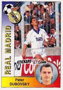 Sticker Peter Dubovsky - Liga Spagnola 1994-1995 - Panini