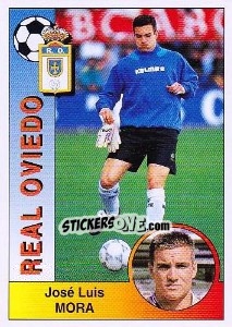 Sticker Juan Luis Mora Palacios - Liga Spagnola 1994-1995 n. 201 - Panini