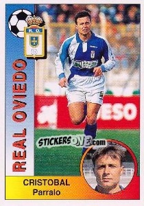 Sticker Cristóbal Parralo Aguilera - Liga Spagnola 1994-1995 n. 202 - Panini