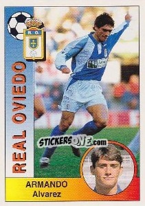 Sticker Armando Álvarez Álvarez - Liga Spagnola 1994-1995 n. 207 - Panini