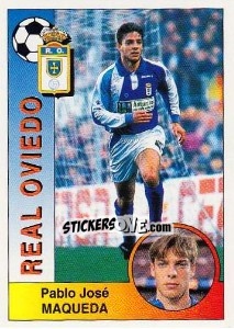 Sticker Pablo José Maqueda Andrés - Liga Spagnola 1994-1995 - Panini