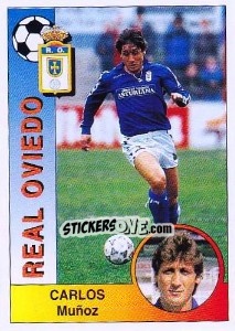 Sticker Carlos Antonio Muñoz Cobo - Liga Spagnola 1994-1995 n. 212 - Panini