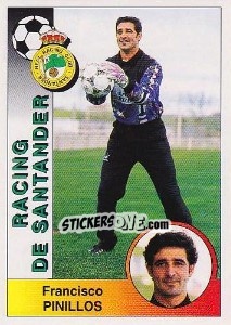Cromo Francisco Javier Pinillos Fernández - Liga Spagnola 1994-1995 - Panini