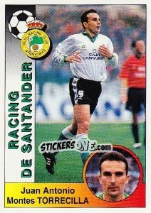 Cromo Juan Antonio Montes Torrecilla - Liga Spagnola 1994-1995 - Panini