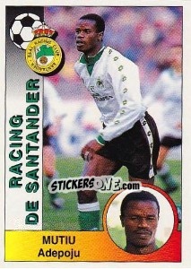 Sticker Adepoju Mutiu - Liga Spagnola 1994-1995 - Panini