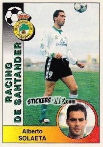 Sticker Alberto Solaeta Bonet - Liga Spagnola 1994-1995 - Panini