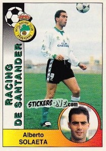 Figurina Alberto Solaeta Bonet - Liga Spagnola 1994-1995 - Panini