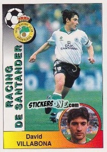 Figurina David Billabona Etxaleku - Liga Spagnola 1994-1995 - Panini