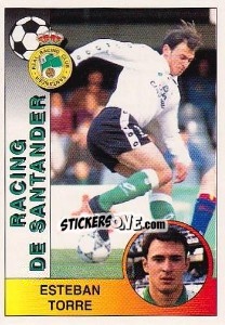 Sticker Esteban Torre Ontañón - Liga Spagnola 1994-1995 - Panini
