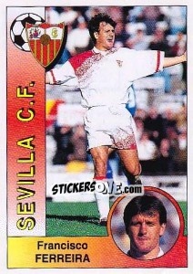Cromo Francisco Ferreira Colmenero - Liga Spagnola 1994-1995 - Panini