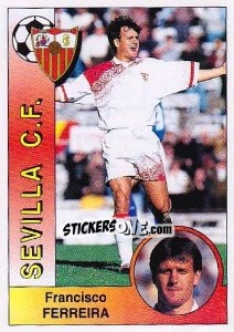 Sticker Francisco Ferreira Colmenero - Liga Spagnola 1994-1995 n. 240 - Panini
