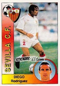 Sticker Diego Rodríguez Fernández - Liga Spagnola 1994-1995 n. 241 - Panini