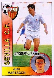 Figurina Juan Martagón Romero - Liga Spagnola 1994-1995 - Panini