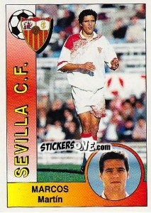 Cromo Marcos Martín de la Fuente Martín-Francés - Liga Spagnola 1994-1995 n. 244 - Panini