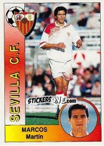 Figurina Marcos Martín de la Fuente Martín-Francés - Liga Spagnola 1994-1995 - Panini