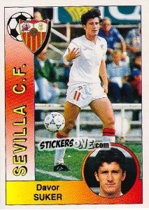 Cromo Davor Suker - Liga Spagnola 1994-1995 - Panini