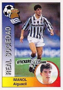 Figurina Imanol Alguacil Barrenetxea - Liga Spagnola 1994-1995 - Panini