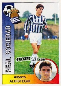 Sticker Alberto Albístegi Zamakola - Liga Spagnola 1994-1995 - Panini