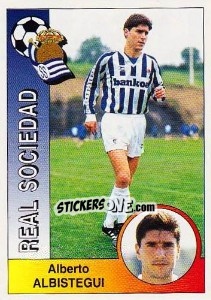 Sticker Alberto Albístegi Zamakola - Liga Spagnola 1994-1995 n. 257 - Panini