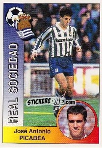 Sticker José Antonio Pikabea Larrarte - Liga Spagnola 1994-1995 - Panini