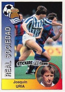 Cromo Jokin Uria Lekuona - Liga Spagnola 1994-1995 - Panini