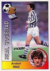 Sticker Andoni Imaz Garmendia - Liga Spagnola 1994-1995 - Panini