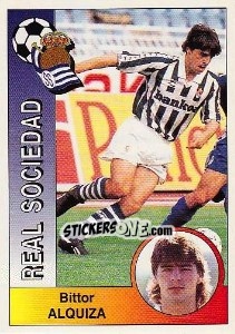 Figurina Bittor Alkiza Fernández - Liga Spagnola 1994-1995 - Panini