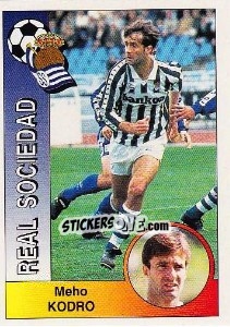 Sticker Meho Kodro Sejtanic - Liga Spagnola 1994-1995 - Panini