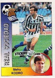 Sticker Meho Kodro Sejtanic - Liga Spagnola 1994-1995 n. 267 - Panini