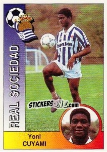 Sticker Juan Remigio Cuyami Vaz - Liga Spagnola 1994-1995 n. 268 - Panini