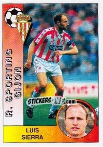 Figurina José Luis Sierra Mediavilla - Liga Spagnola 1994-1995 - Panini