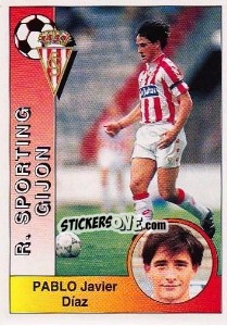Sticker Pablo Javier Díaz Stalla - Liga Spagnola 1994-1995 n. 278 - Panini