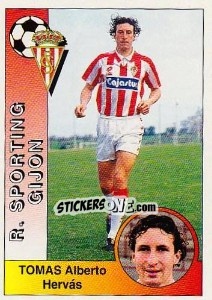 Cromo Tomás Alberto Hervás Girón - Liga Spagnola 1994-1995 - Panini