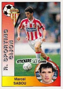 Sticker Marcel Sabou - Liga Spagnola 1994-1995 n. 283 - Panini
